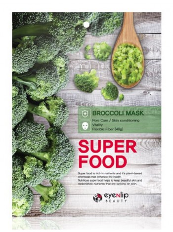 Eyenlip Super Food Broccoli Mask Тканевая маска с экстрактом брокколи 23мл