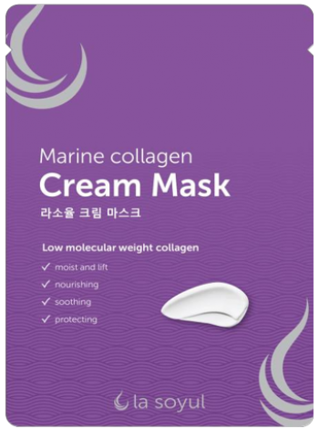 Тканевая маска с кремовой эссенцией La Soyul Marine Collagen Cream Mask