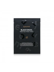 Маска тканевая с муцином черной улитки AYOUME Black Snail Prestige Mask Sheet