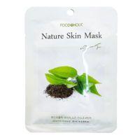 Тканевая маска с зеленым чаем FOODAHOLIC Green Tea Nature Skin Mask (23ml)