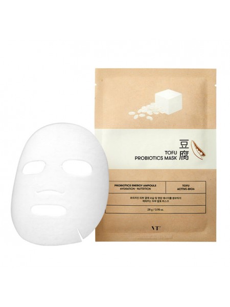 Тканевая маска с комплексом пробиотиков VT Cosmetics Tofu Probiotics