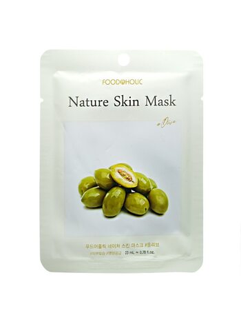 Маска тканевая с олоивой FOODAHOLIC Olive Nature Skin Mask (23ml)
