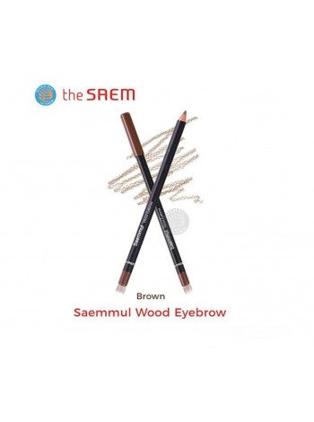 Карандаш для глаз и бровей The Saem Saemmul Wood Eyebrow