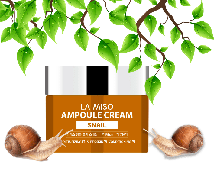 La Miso Ampoule Cream Snail Ампульный крем с экстрактом слизи улитки