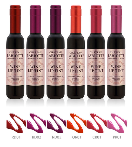 Labiotte Chateau Labiotte Wine Lip Tint  Винный тинт для губ оттенки